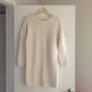 NWT cream colored GAP sweater dress